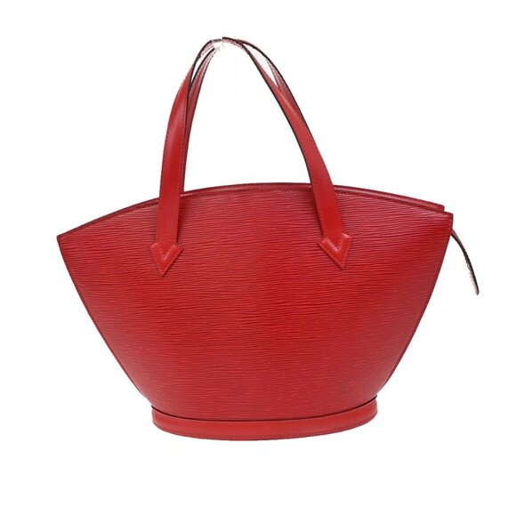 LOUIS VUITTON LV Saint Jacques Hand Bag Epi Leather Red France M52277 31FC048 - Picture 1 of 15